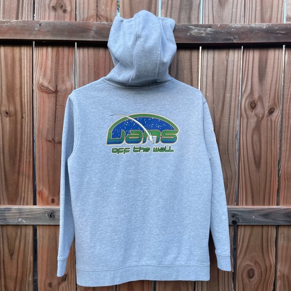 Vans off the wall kids gray hoodie size kids XL ages 14+ - Picture 1 of 8